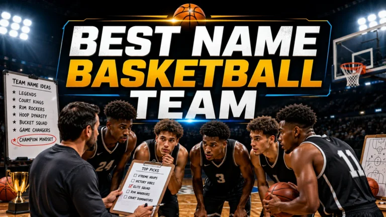 220+ Best Name Basketball Team Ideas for Every Squad
