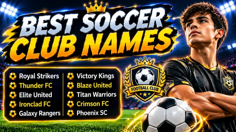 200+ Best Soccer Club Names: Powerful & Unique Ideas
