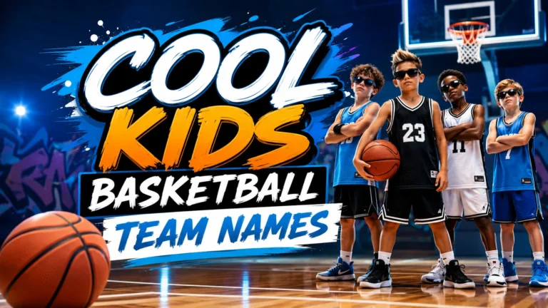 Ultimate Cool Kids Basketball Team Names: 200+
