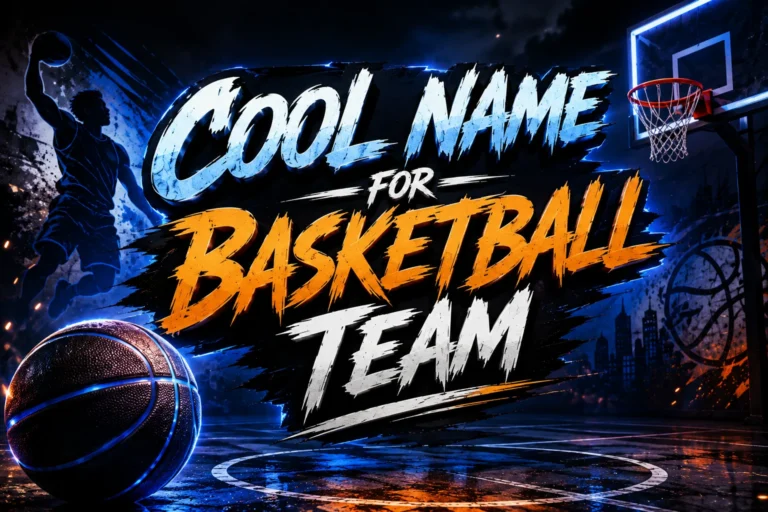 : 200+ Cool Name for Basketball Team Ideas