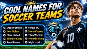 cool names for soccer teams