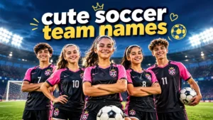 cute soccer team names