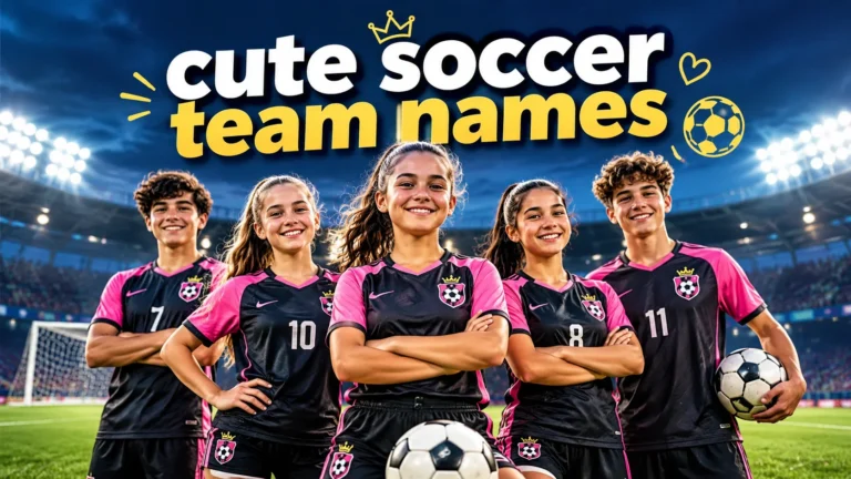 200+ Cute Soccer Team Names: Fun & Creative Ideas