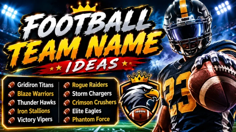 Ultimate Football Team Name Ideas: 200+ Powerful Picks