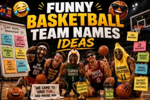 funny basketball team names ideas