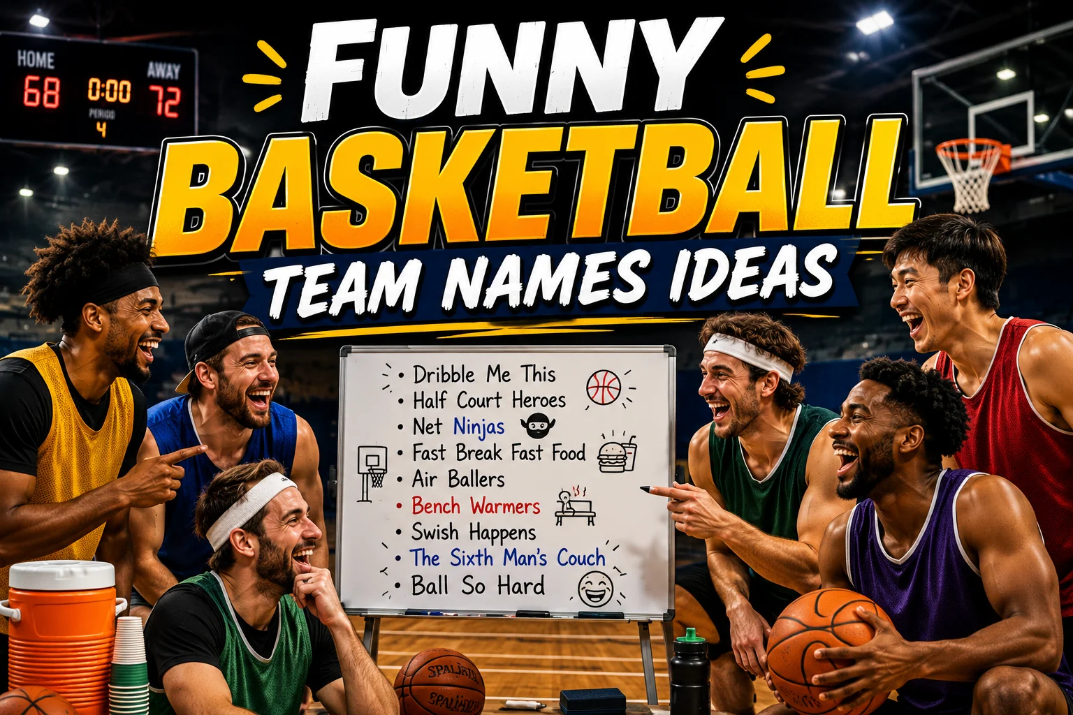 funny basketball team names ideas
