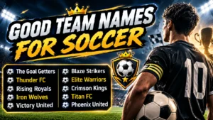 good team names for soccer