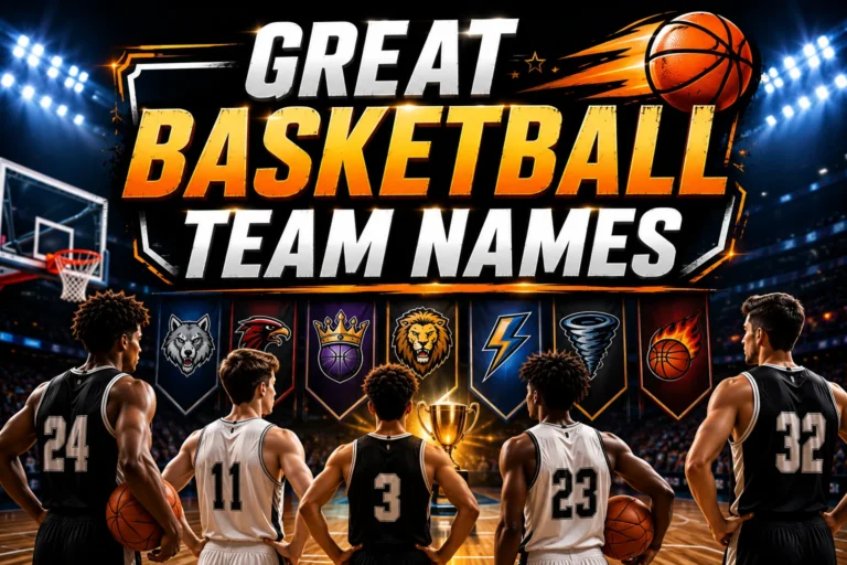 Great Basketball Team Names: 200+ Ideas