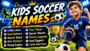 kids soccer names