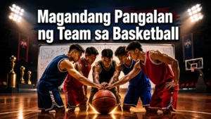 magandang pangalan ng team sa basketball