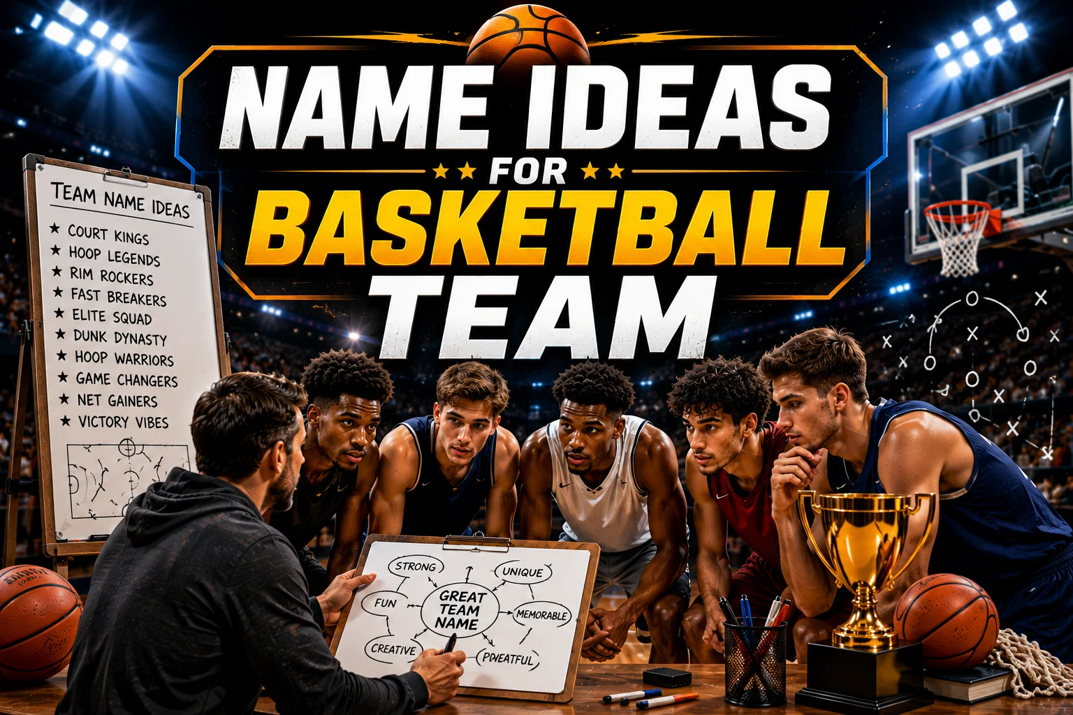 name ideas for basketball team