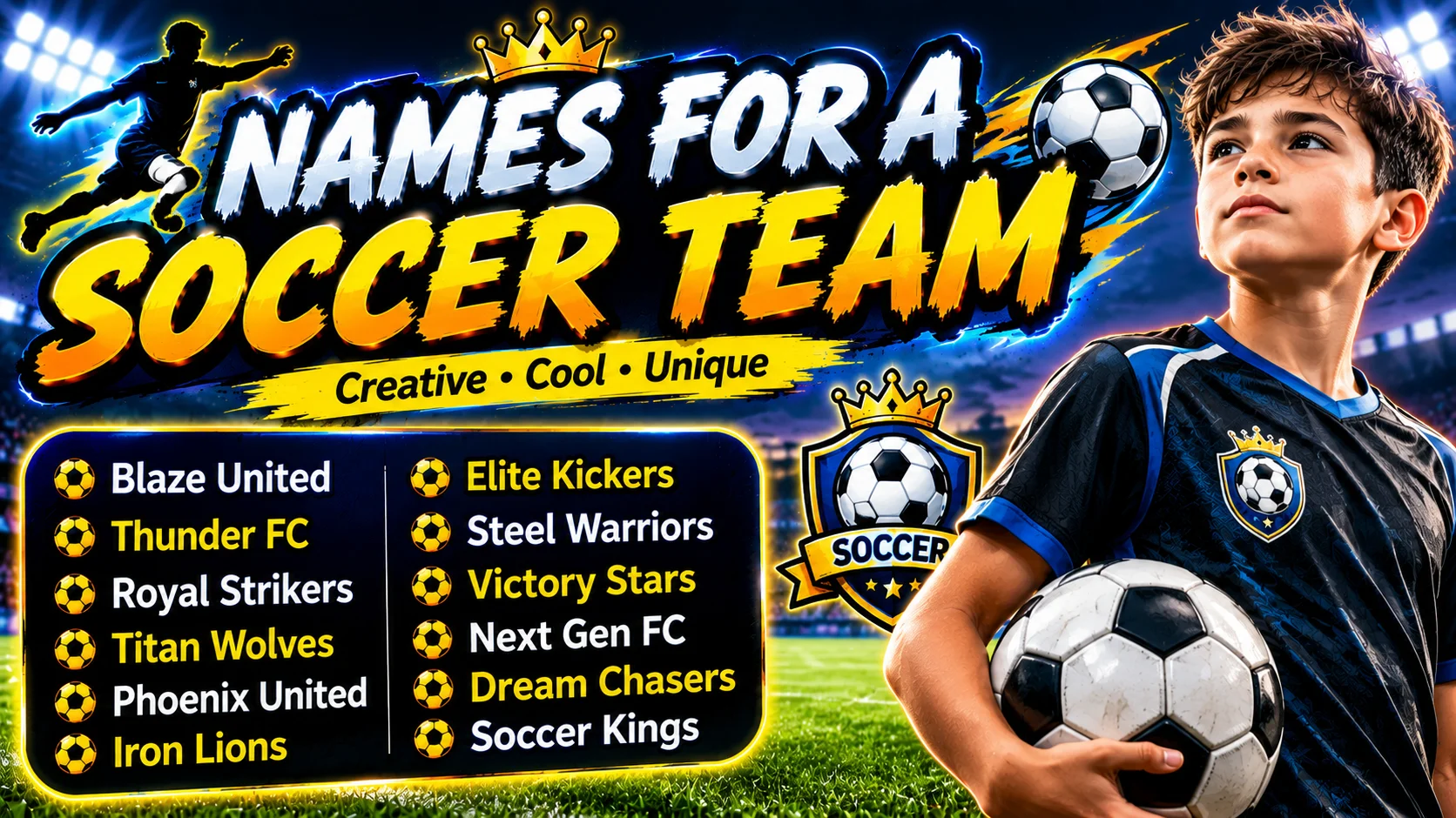 names for a soccer team