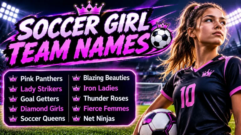 200+ Soccer Girl Team Names: Powerful & Cool Ideas