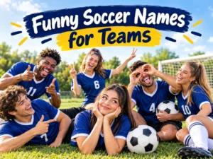 funny soccer names for teams