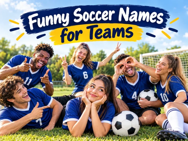 200+ Funny Soccer Names for Teams