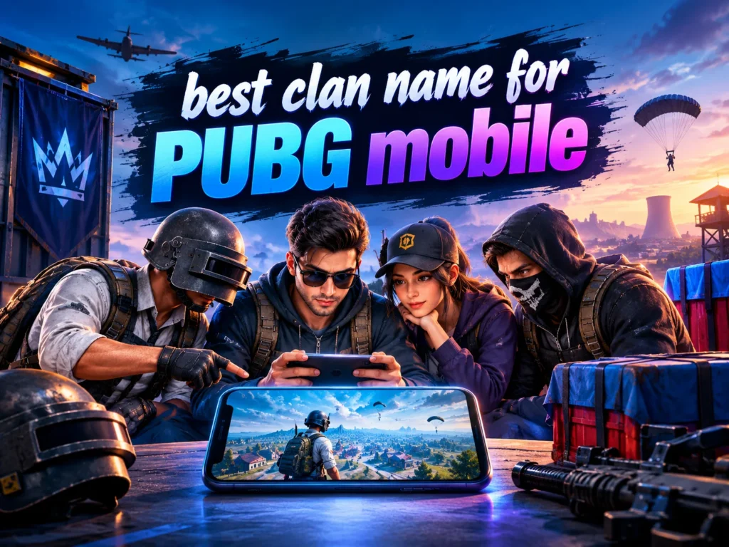160+ Best Clan Name for PUBG Mobile