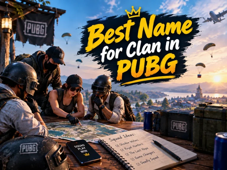 180+ Best Name for Clan in PUBG: Ultimate and Powerful Ideas