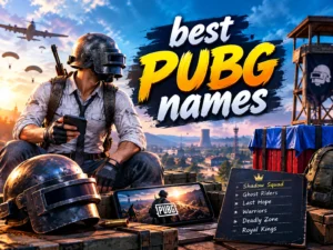 150+ Best PUBG Names: Stylish & Unique Ideas