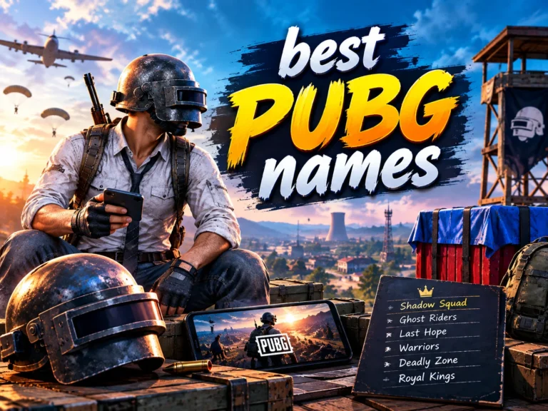 150+ Best PUBG Names: Stylish & Unique Ideas