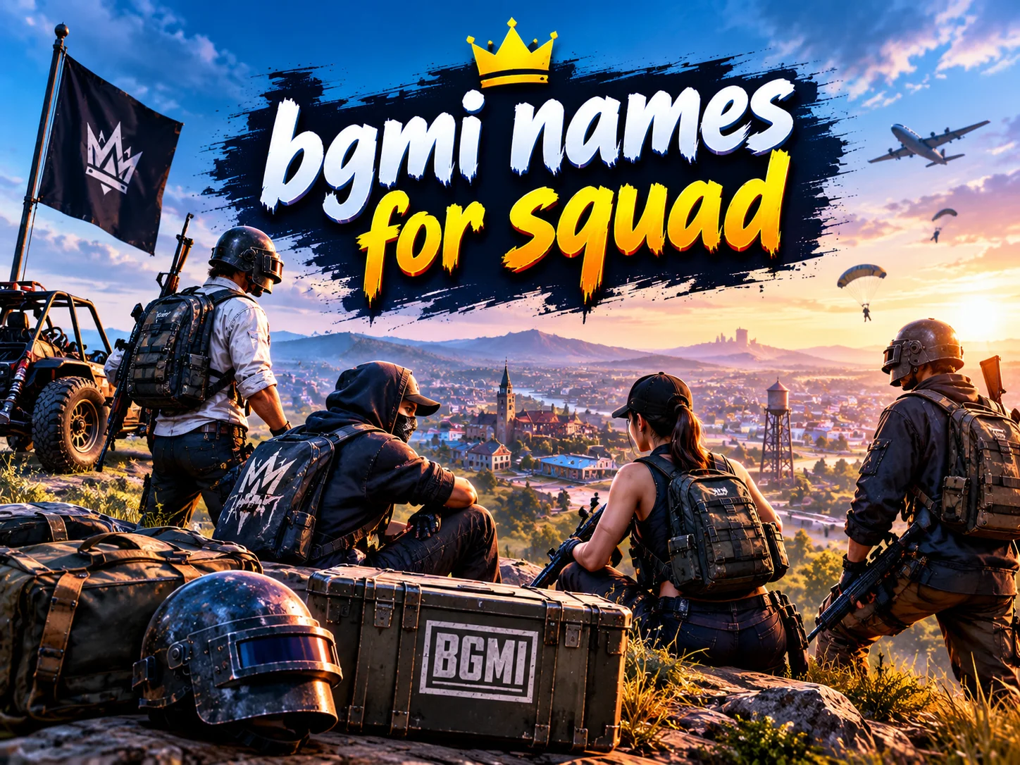 bgmi names for squad
