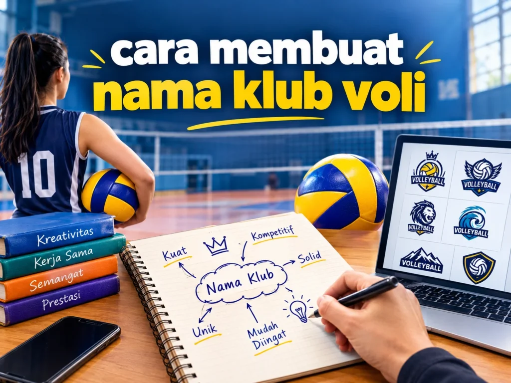 180+ Cara Membuat Nama Klub Voli Keren & Terbaik