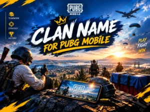 clan name for pubg mobile