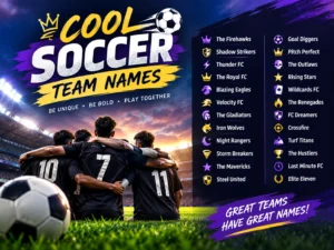 cool soccer team name