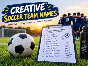 creative soccer team names