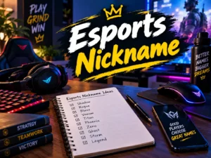 180+ Esports Nickname Ideas: Stylish & Unique