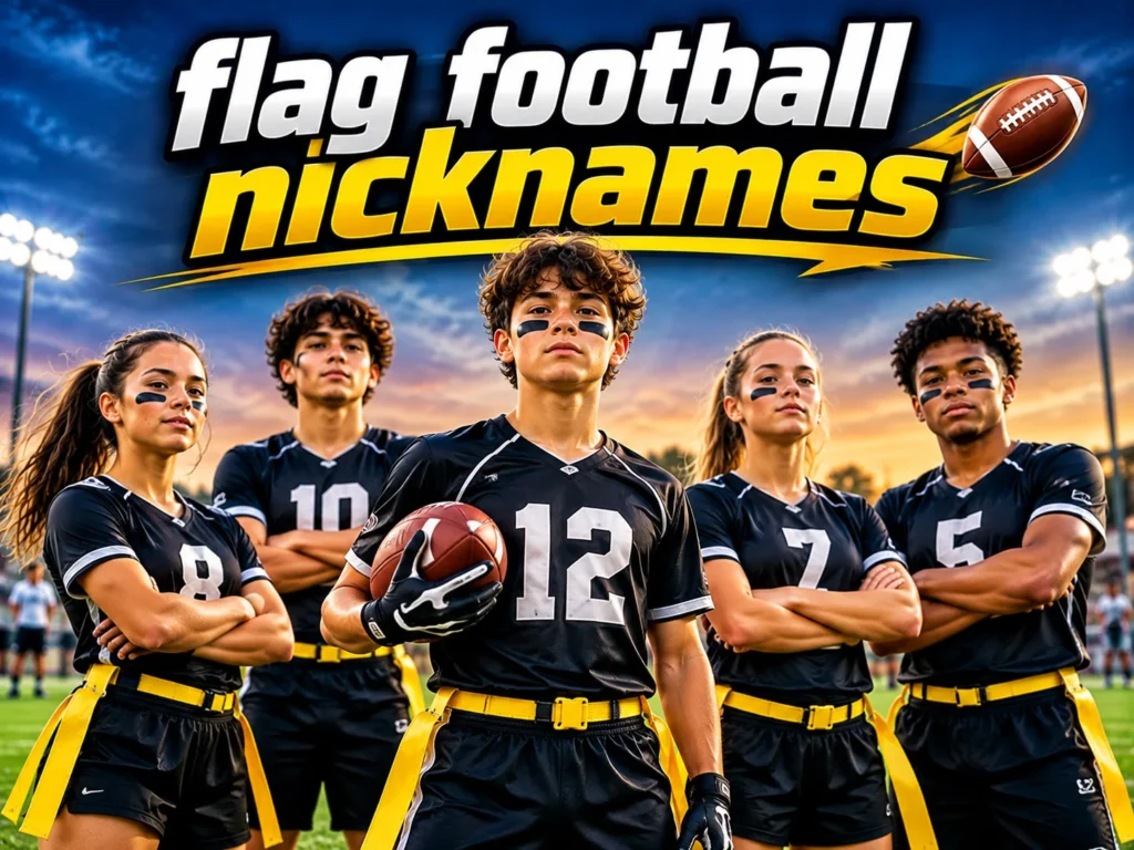 200+ Amazing Flag Football Nicknames for Players