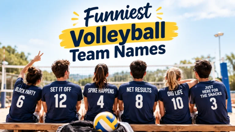 200+ Funniest Volleyball Team Names: Hilarious Ideas