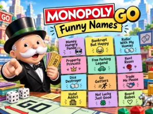150+ Funny Monopoly GO Names: Clever & Unique