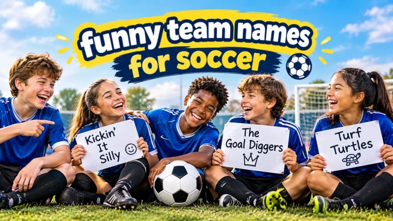 200+ Funny Team Names for Soccer That Stand Out