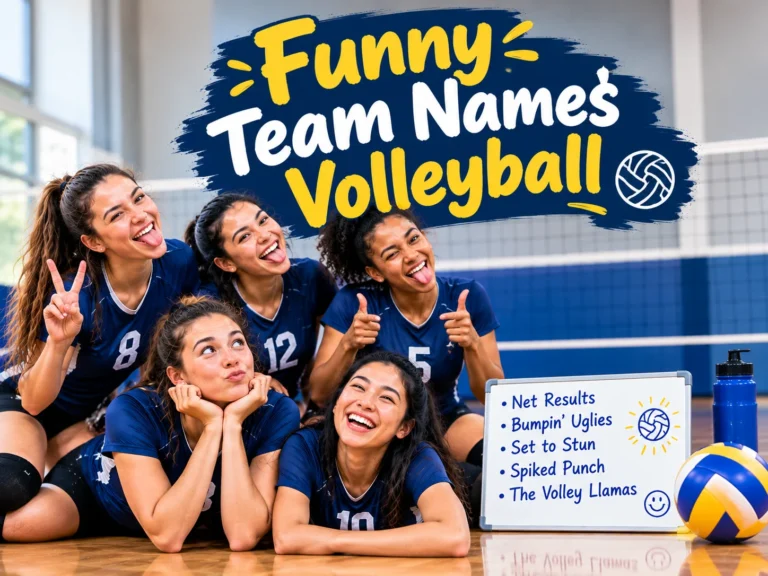 200+ Funny Team Names Volleyball Ideas