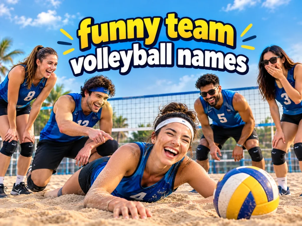 200+ Funny Team Volleyball Names for 2026