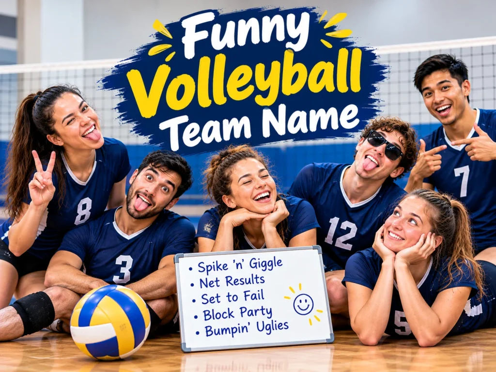 200+ Funny Volleyball Team Name Ideas