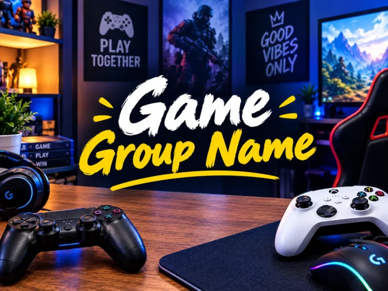 150+ Game Group Name Ideas: Funny & Cool Picks