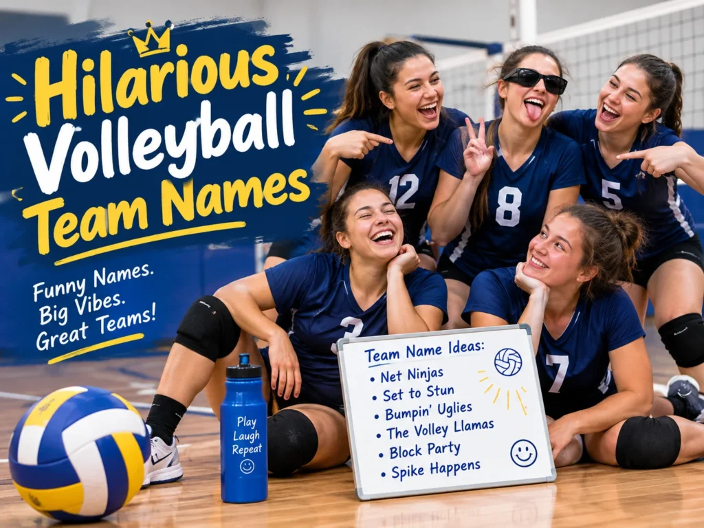 200+ Hilarious Volleyball Team Names: Funny Ideas