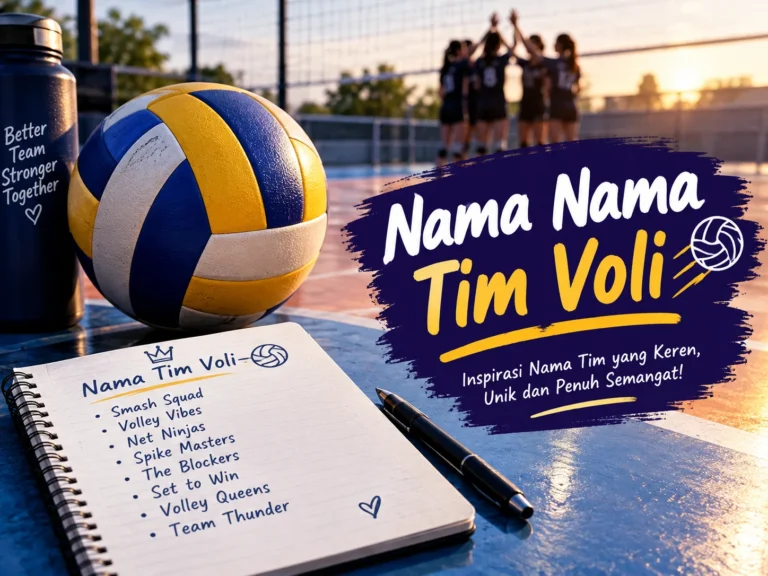 200+ Nama Nama Tim Voli: Best & Ultimate Keren dan Lucu