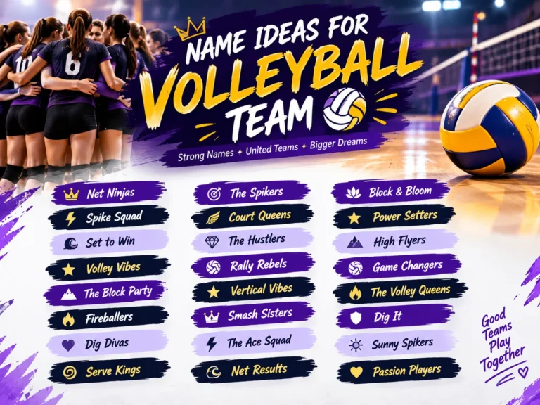 200+ Amazing Name Ideas for Volleyball Team: Unique & Funny.