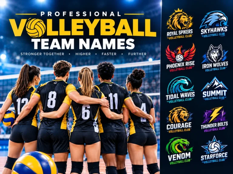 200+ Amazing Professional Volleyball Team Names