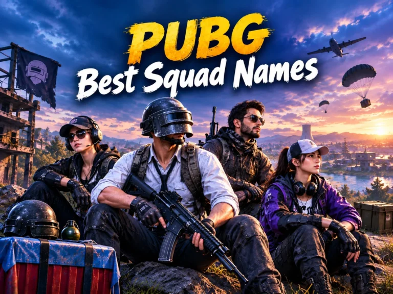160+ PUBG Best Squad Names: Stylish & Cool