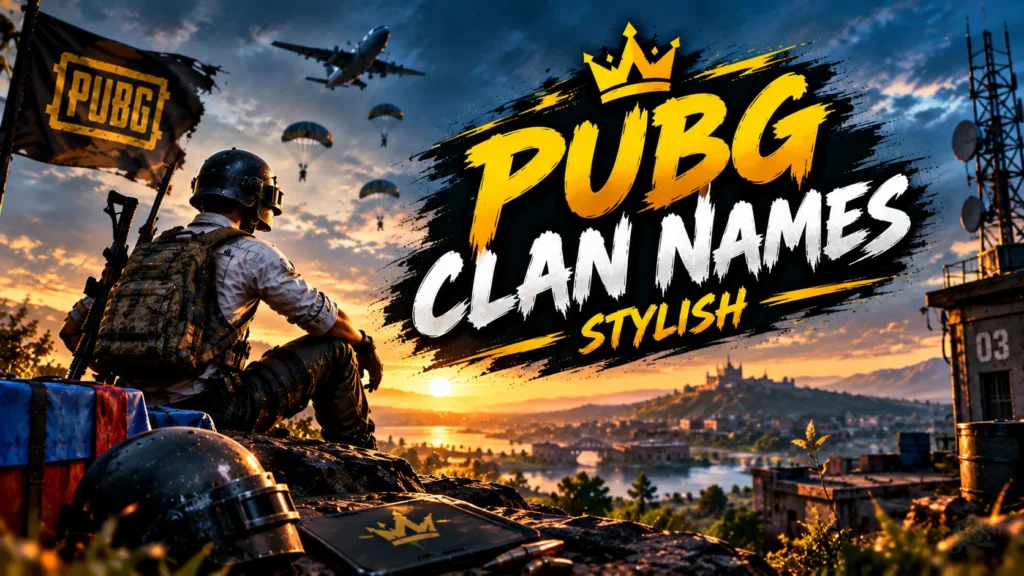 160+ PUBG Clan Names Stylish & Unique