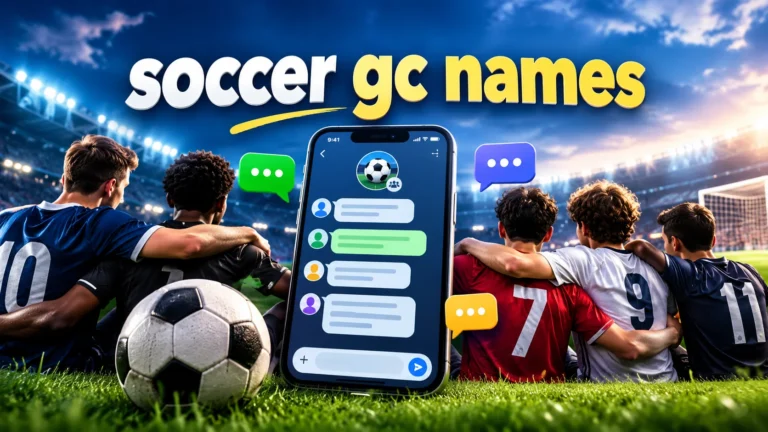 250+ Soccer GC Names: Funny, Cool & Unique Ideas