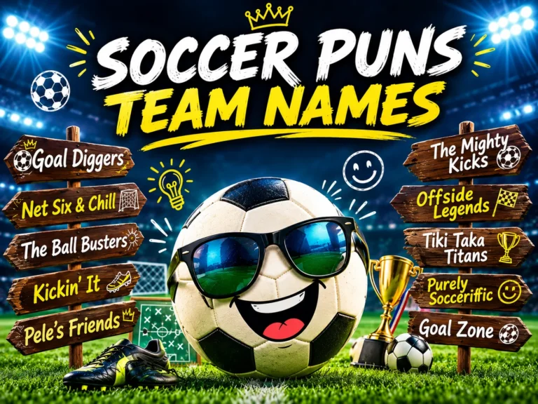 200+ Soccer Puns Team Names: Funny & Clever Ideas