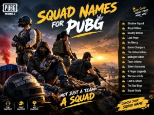 squad name for pubg