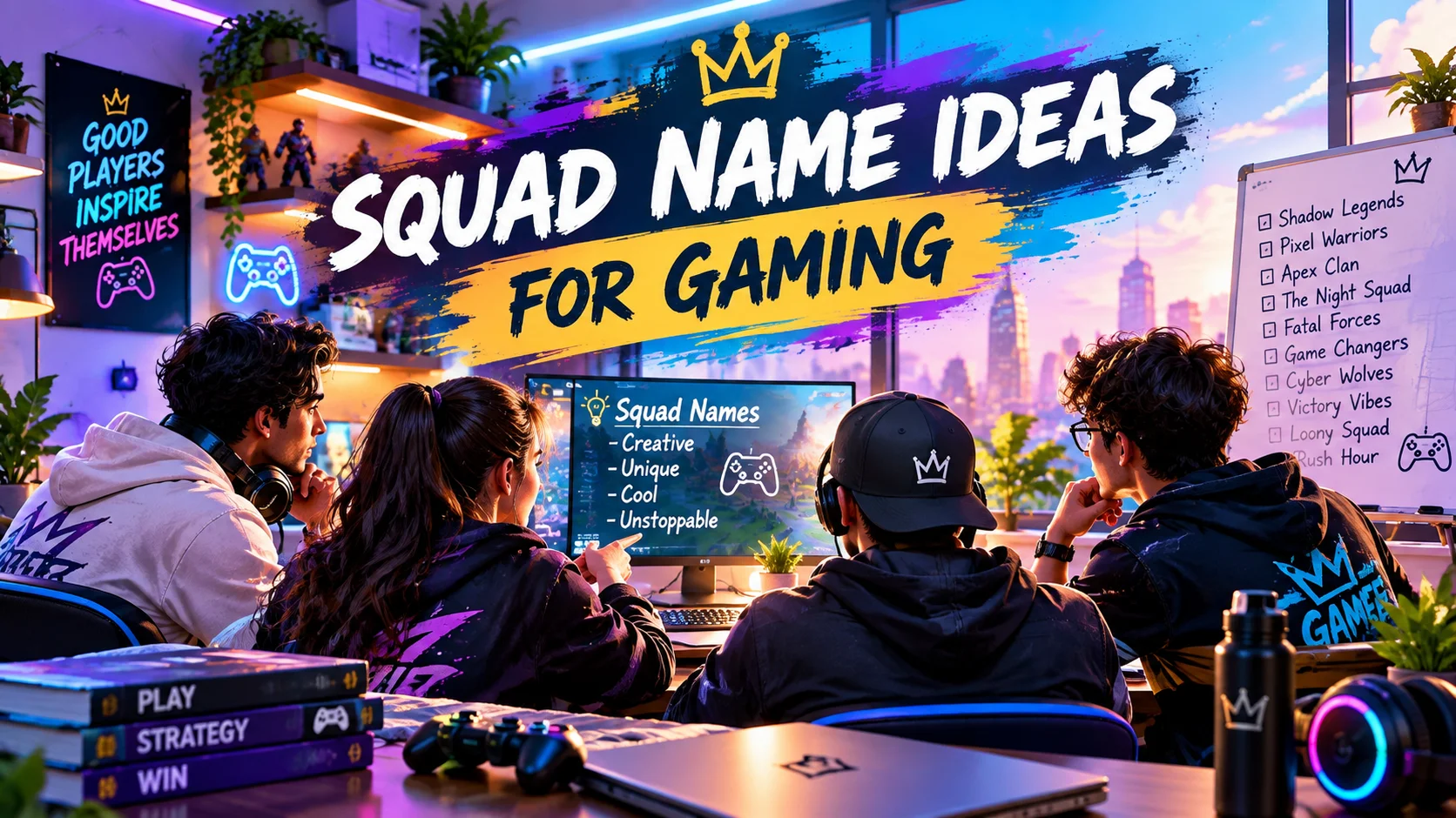 squad name ideas for gaming
