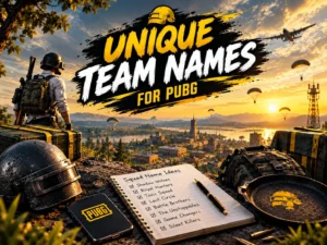 180+ Unique Team Names for PUBG: Stylish & Cool