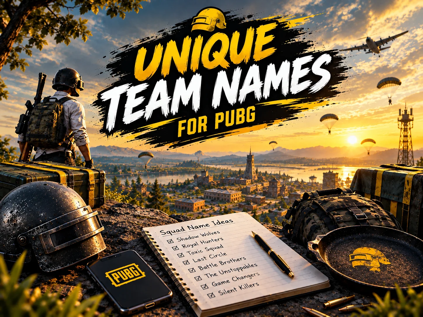 unique team names for pubg