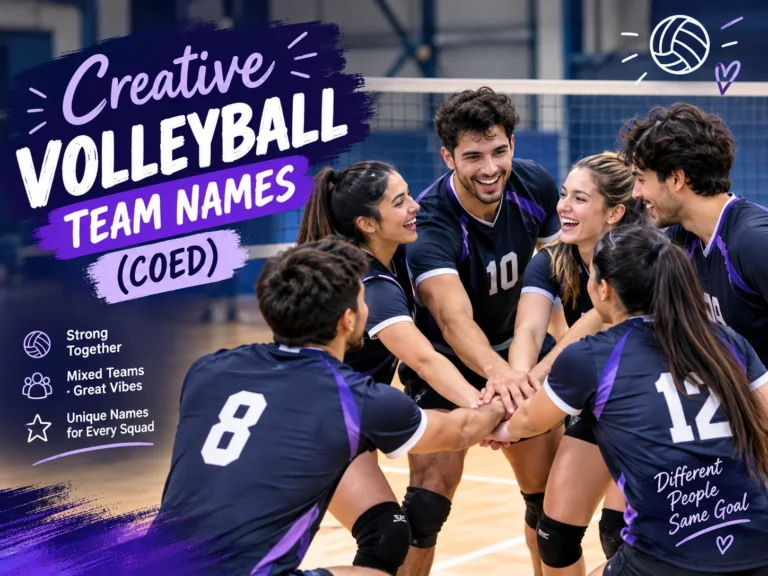200+ Volleyball Team Names Coed: Funny & Unique